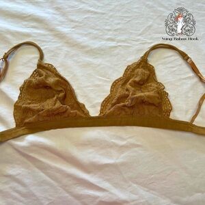 Anemone M/L Burnt Orange Lace Bra PRELOVED